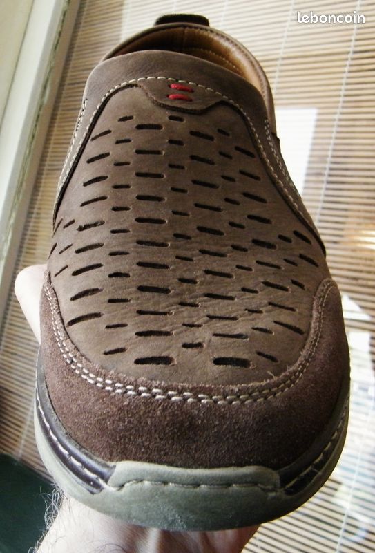 Chaussures mocassins en cuir marron ara tbe 42 homme (image 15)