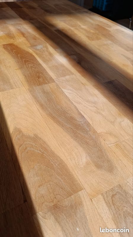 Table à manger chêne acier 4/6 couverts (image 4)