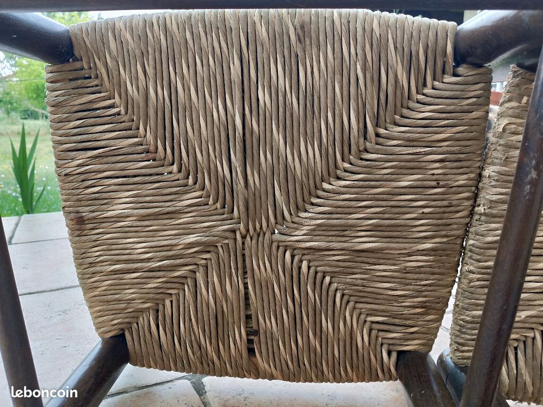 2 chaises paillées (image 2)
