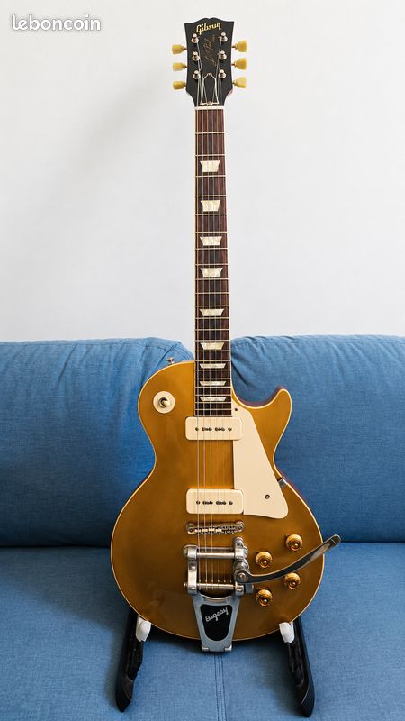 Gibson Custom Shop Les Paul 1956 Goldtop Reissue VOS R6 – 2010 – COA – Bigsby Vibramate (image 1)