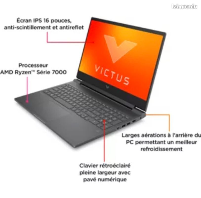 Ordinateur gaming HP victus (image 4)