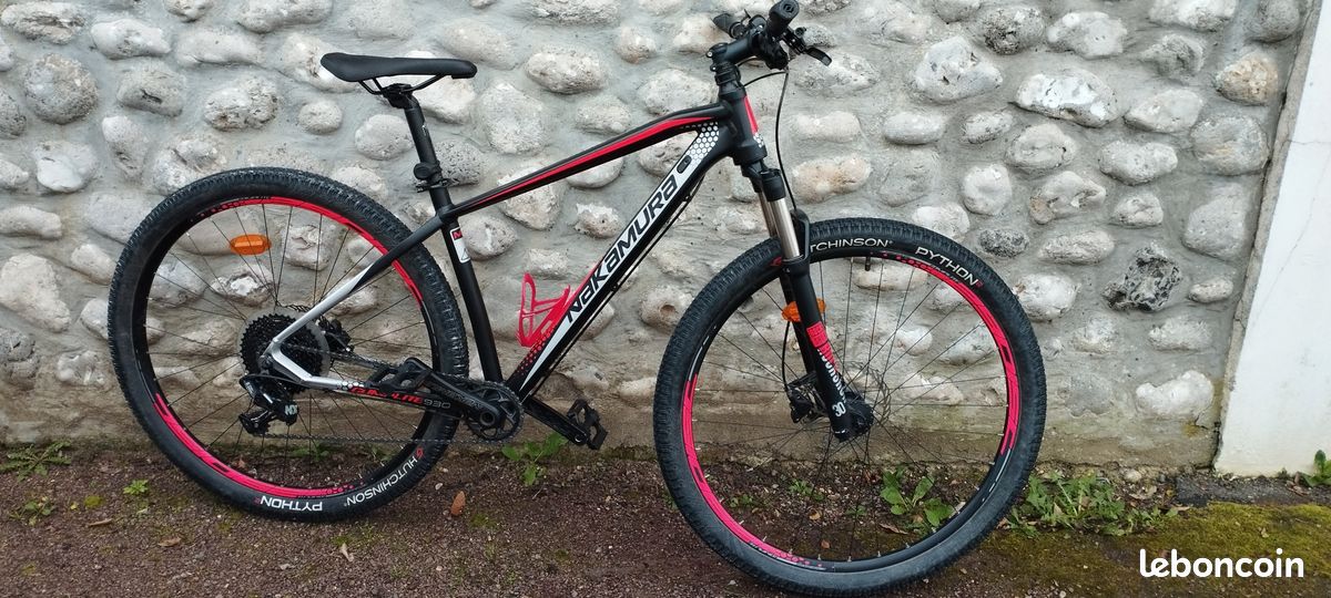 Nakamura Complite Ltd Vtt Nakamura Rouge Et Noir Vtt Électrique
