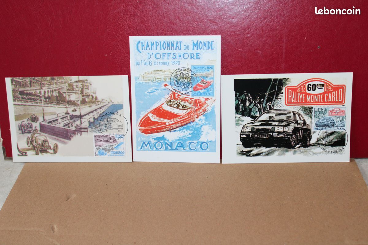 Carte Postale AS Monaco Saison 1992-1993 - Photo Football - Excellent état