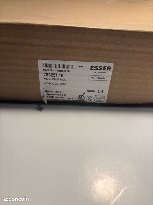 Boîtier et carte d'interface Esser by Honeywell MD4L CMSI 8000 (Neuf) (image 3)