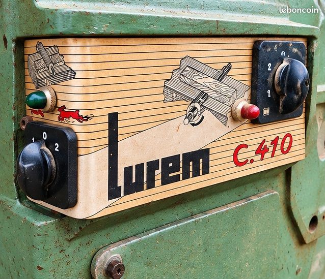 Mbinée LUREM Former RD31 SI + TS31 SI 220 V – dégau rabot scie toupie (image 5)