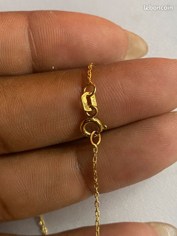 Collier en or jaune 18 carats (image 5)