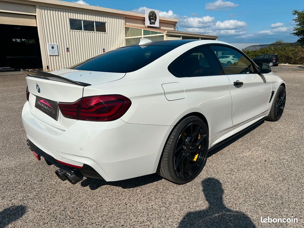 BMW SERIE 4 COUPE F32 LCI 430d xDrive 258 ch BVA8 M Sport / STAGE 1 / FEUX ET LIGNE TYPE M4 (image 5)