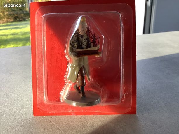 Figurine Tintin 90 - Bohlwinkel + Livre Neuf - Sous Blister - Édition 2014