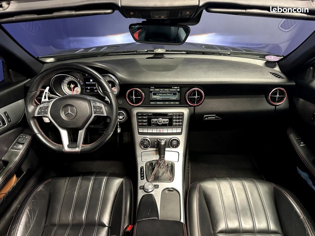 MERCEDES-BENZ Classe SLK 1.8 204ch AMG Line - Sièges chauffants et ventilés - Caméra de recul - Suivi Complet (image 21)