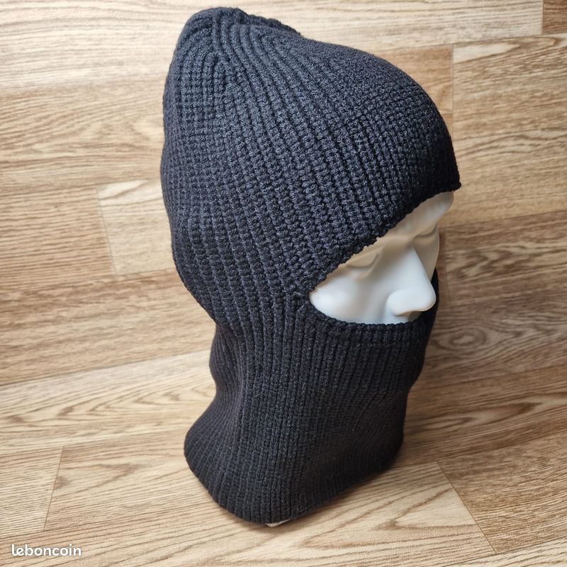 Cretosou 2 Packs De Bonnets D'hiver à Cagoule Cache Cou, Flexible Bonnet Windproo Avec Tricot Ski Masque De Visage, Noir Chapeau à Capuche Snood Gris Bonnet Cagoule Moto Unisexe Pour Hommes Femmes