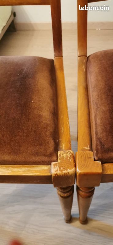 2 chaises en bois (image 4)