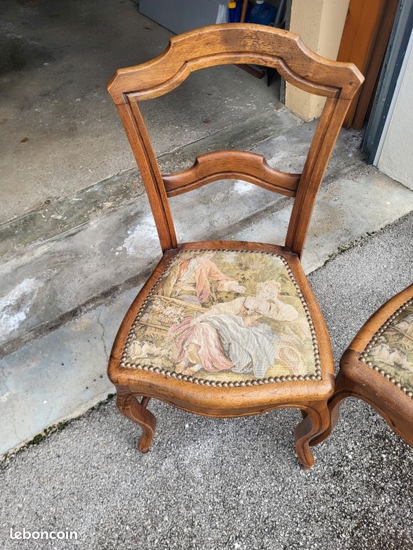 Lot 2 chaises imprimées (image 3)