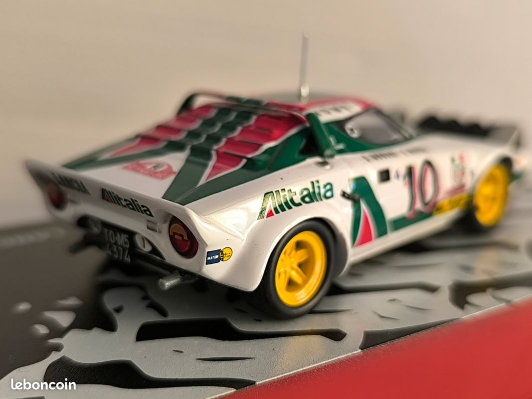 Miniature Lancia Stratos Alitalia - Sunstar 1/18 - 1976 - Métal