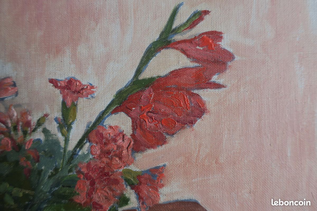 Huile sur toile Nature morte (image 4)