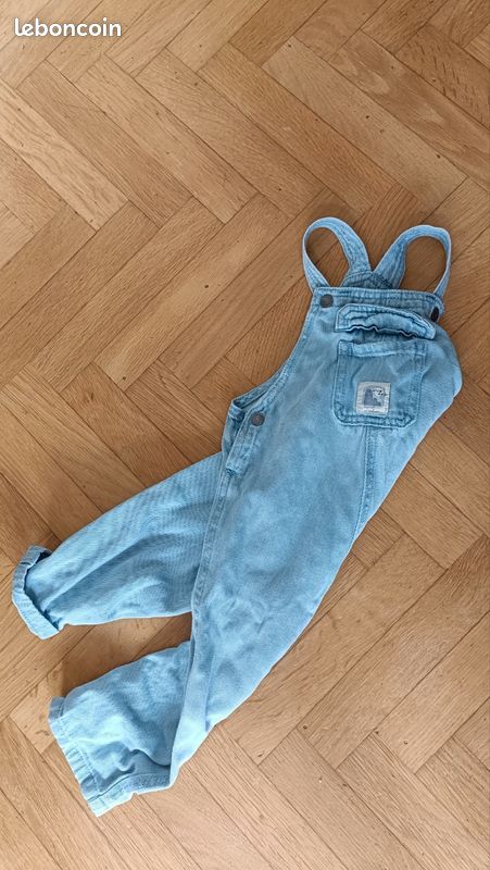 Salopette jean 18M 86cm (image 1)