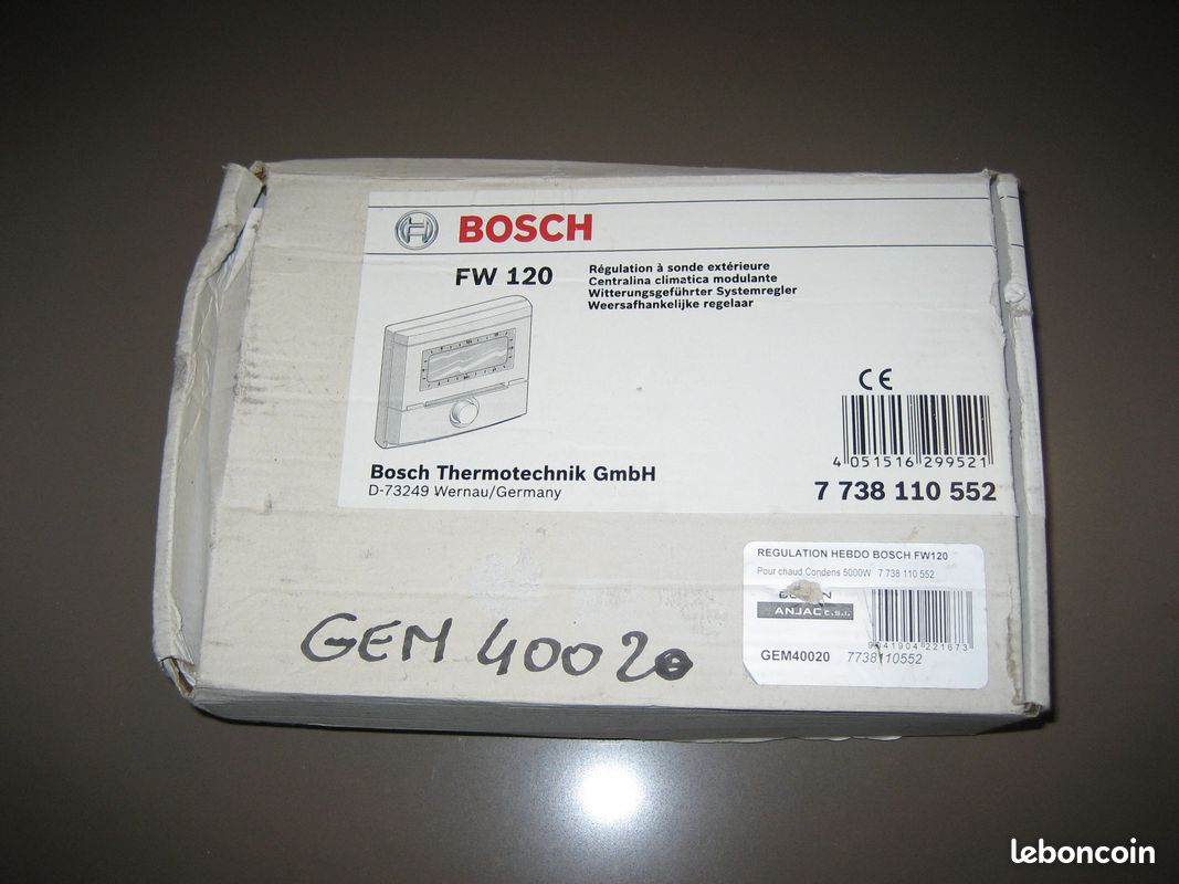 Regulation avec sonde extérieure (image 3)