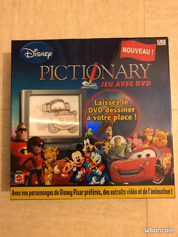 Jeux de société PICTIONARY DISNEY (image 1)