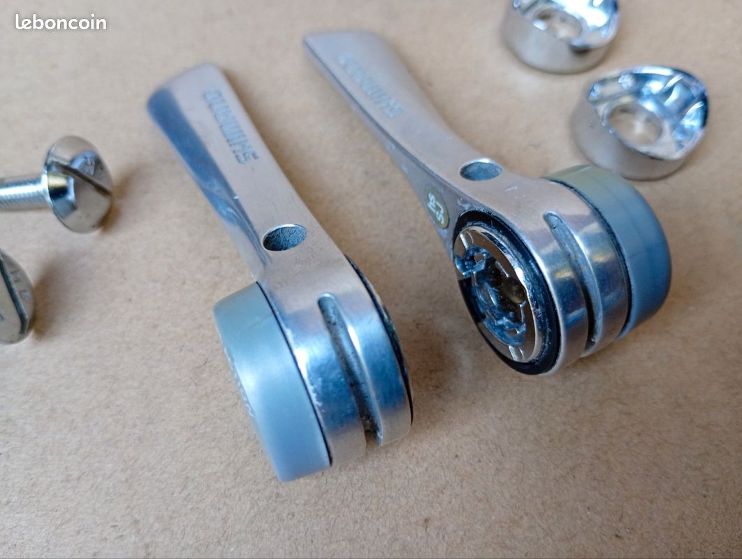 Levier De Vitesses Shimano Golden Arrow Vintage - Montage Sur Tube Descendant - 5 Vitesses à Friction - Japon