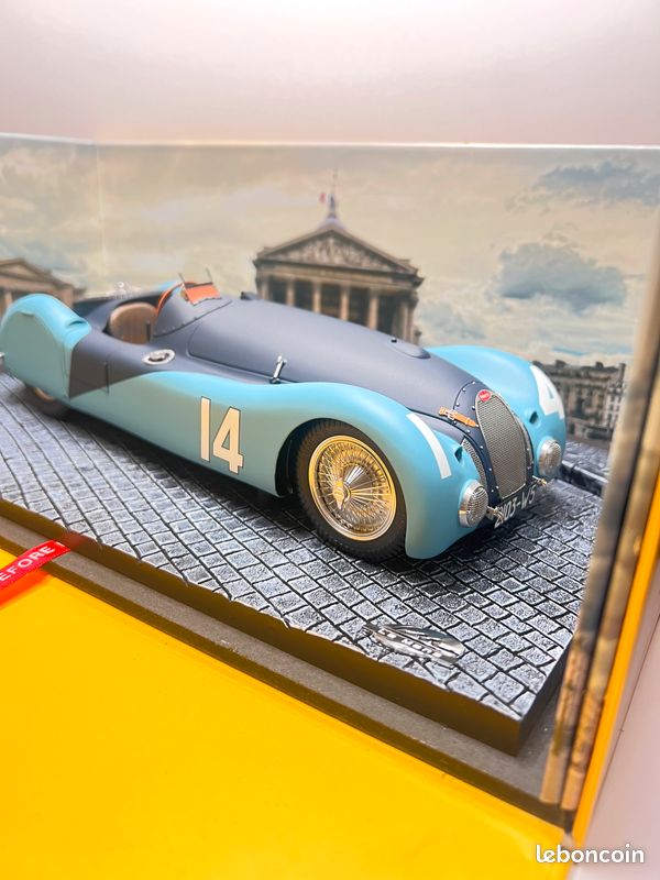 Bugatti T57S 45 No.14 GP ACF 1937 | Le Mans Miniatures 132099 14m