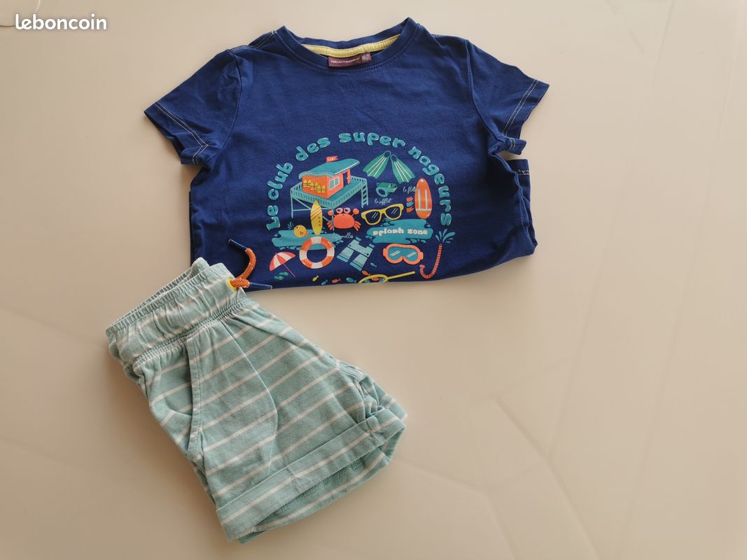 Pyjama été bébé garçon Sergent Major ans Vêtements bébé