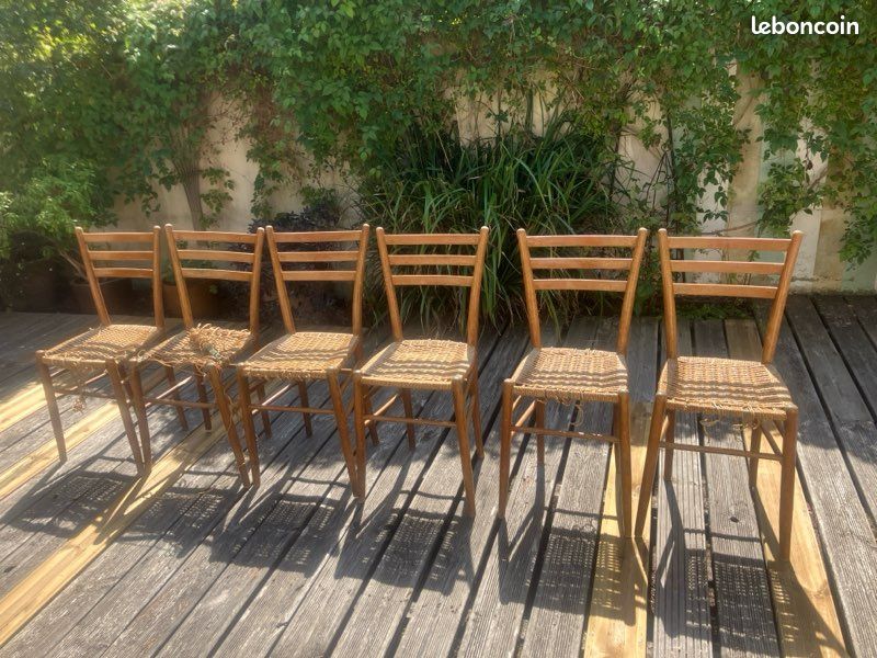 6 chaises à recorder (image 1)