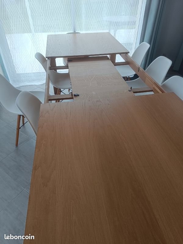 Table à manger extensible 8/12 pers (image 2)