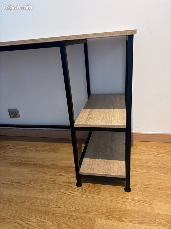 Bureau d’angle style industriel (image 2)