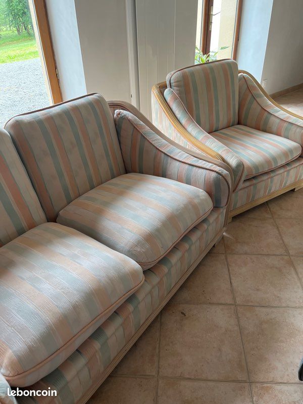 Lot de fauteuil et canapé (image 1)