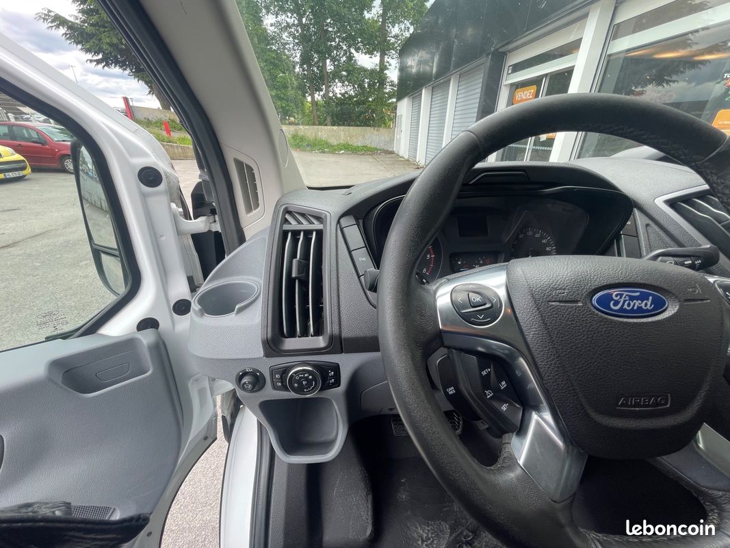 Ford transit vu fourgon 2t t290 2.0 tdci 130 l2h2 ambiente - prix ht 12 075 eur - tva recuperable (image 12)