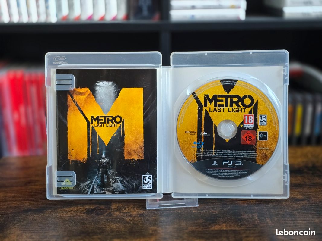 Jeu Metro: Last Light - Version Française Pour PS3 - En Très Bon état, Complet !