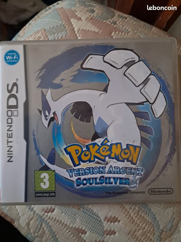 [ boîte ] & sa notice pokemon version argent soulsilver nintendo (ds) - très bon état (image 1)