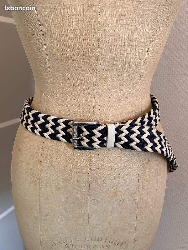 Ceinture tissée Ceinture tissée verte Ruban ethnique ukrainien en