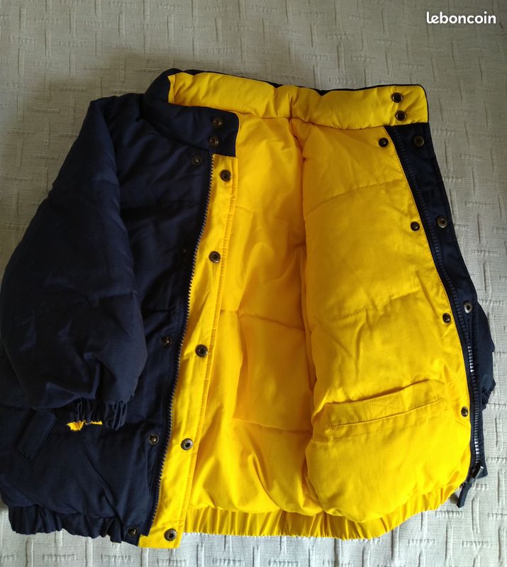 Doudoune Chaude Jaune Pour Garçon 3 Ans (98cm) - Marque C&A Avec Motif E.T. - Occasion Très Bon état
