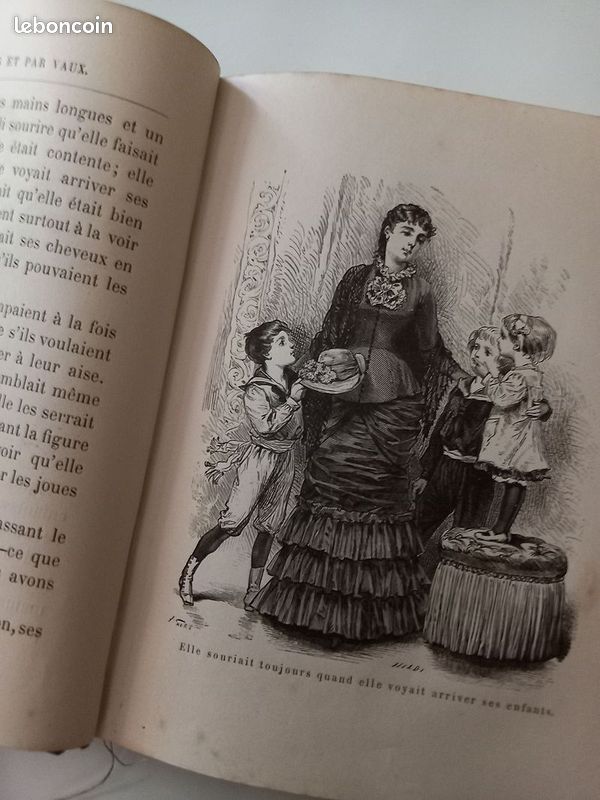Par Monts et par Vaux par Mme de Witt Bibliothèque des petits enfants daté 1888 (image 8)