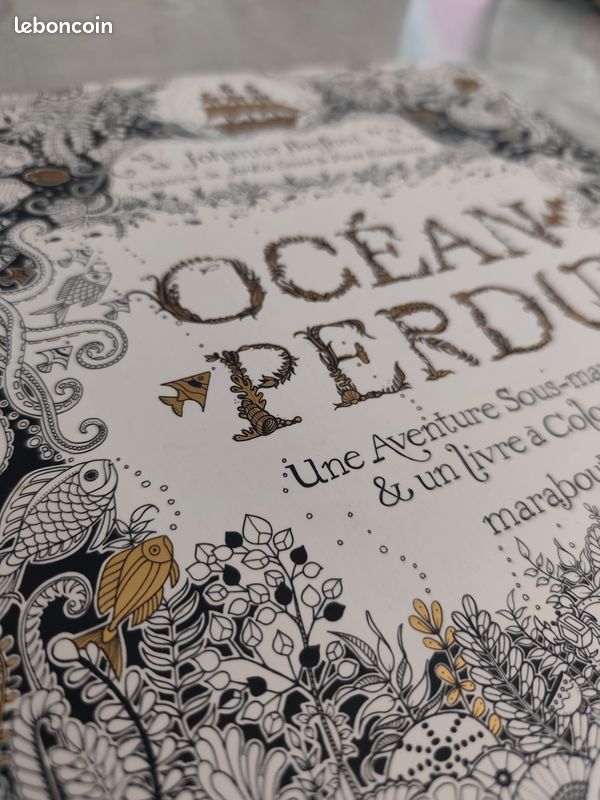 Océan Perdu – Johanna Basford – Livre de coloriage adulte & aventure sous-marine (image 4)