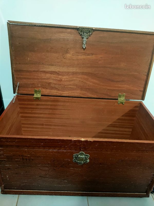 Coffre en bois , Bon état (image 2)