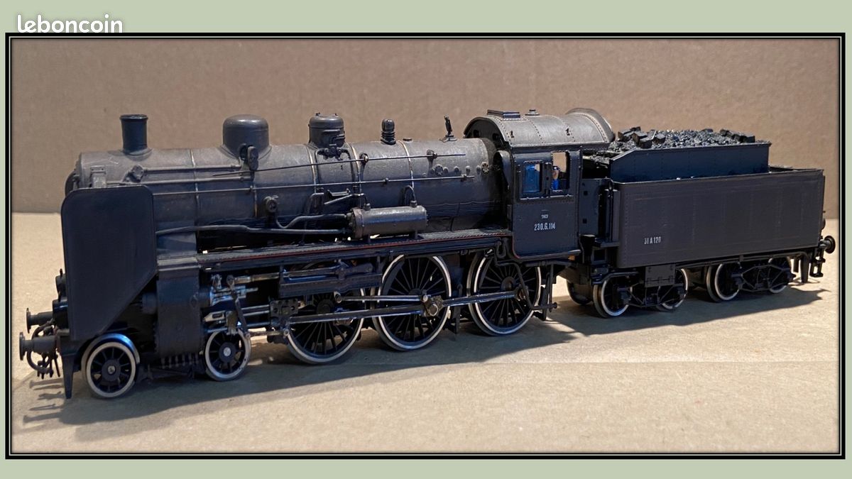 Locomotive Vapeur Roco 04125A – 230-G 114 – Digitalisée – CC – état D'usage
