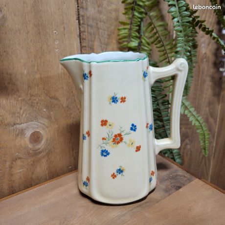 Carafe fraise vintage céramique Bassano Italy