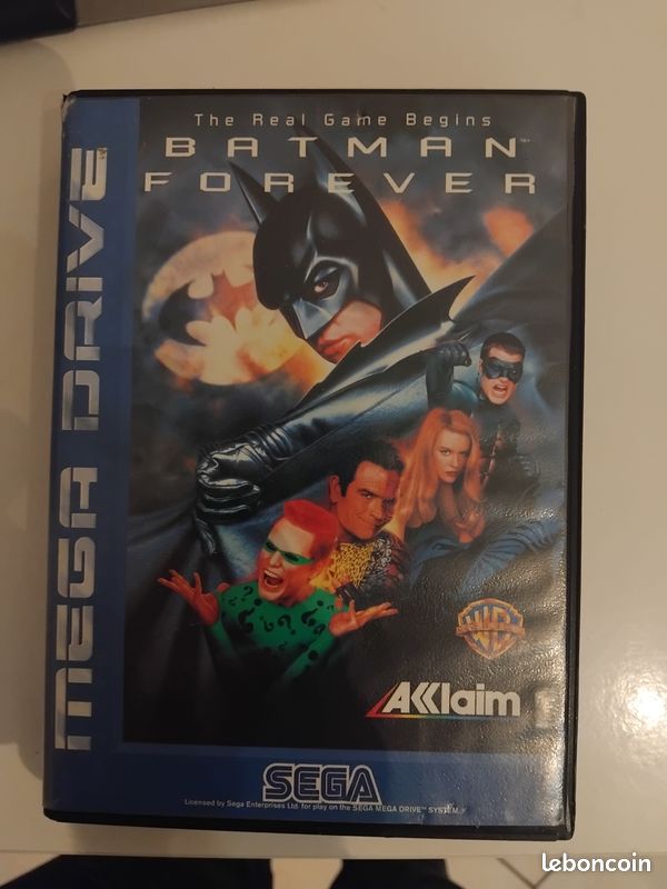 Jeu Batman Forever – Sega Mega Drive, PAL, Complet, Original, 1995