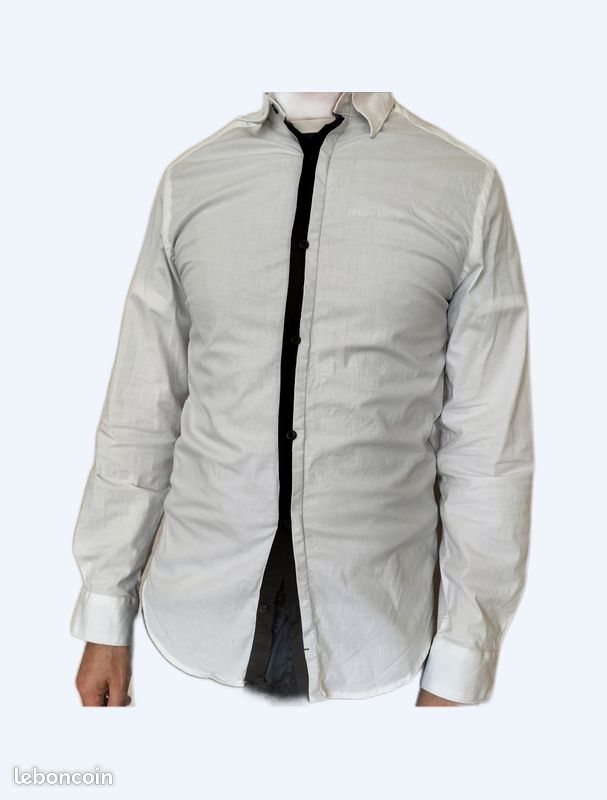 Chemise blanche homme (image 1)
