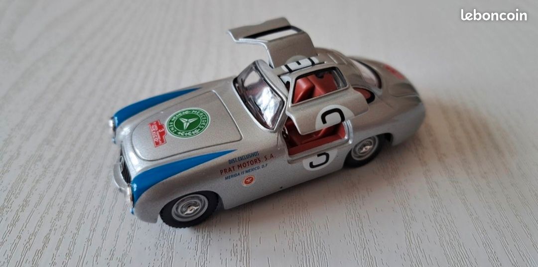 MERCEDES-BENZ 300 SL Carrera Panamericana n°3, sans boîte d'origine, Schuco, 1:72 EUR 3,99 - FR