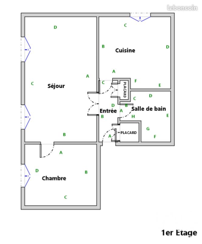 Appartement 2 pièces 40 m² · à Pau · 40 m² · 90 000 €