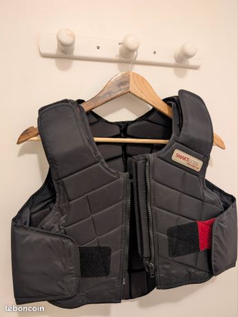 Gilet de protection équitation adulte SMARTRIDER noir - avis / test