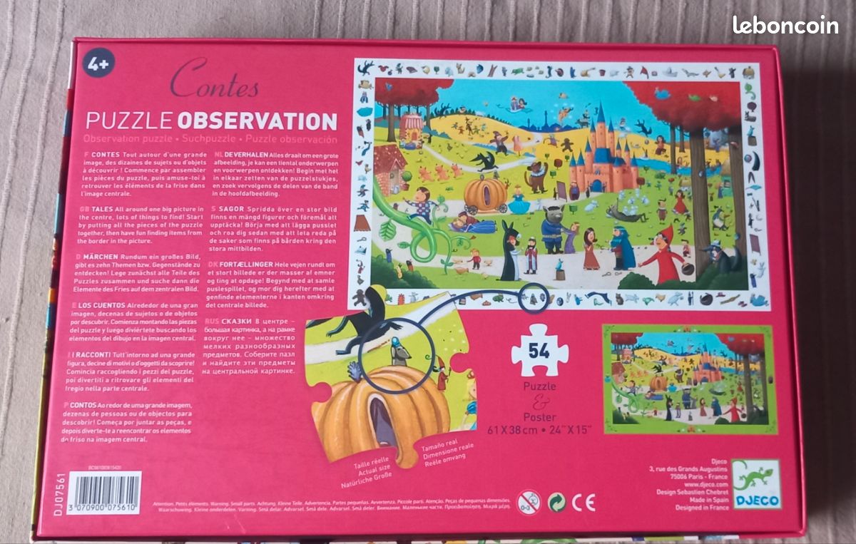 Puzzle Observation "Contes" Djeco (image 4)