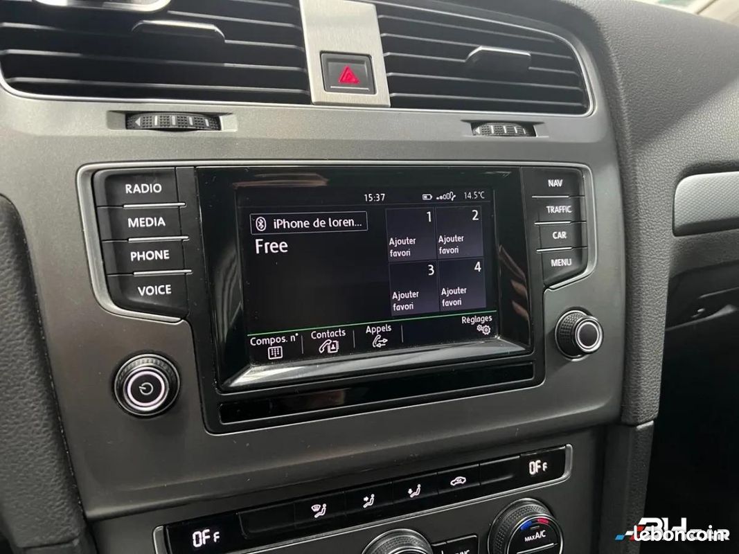 Volkswagen Golf 7 (5 portes) VII 1.6 TDI 105ch BlueMotion Technology FAP Lounge BVM5 (image 22)