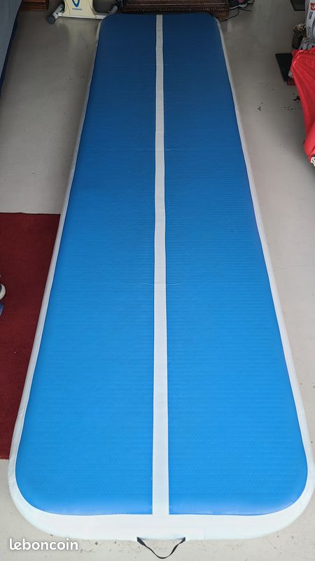 Piste Gonflable Gymnastique Airtrack Tapis 400 x 100 x 10cm pour Yoga Fitness, Danse portable