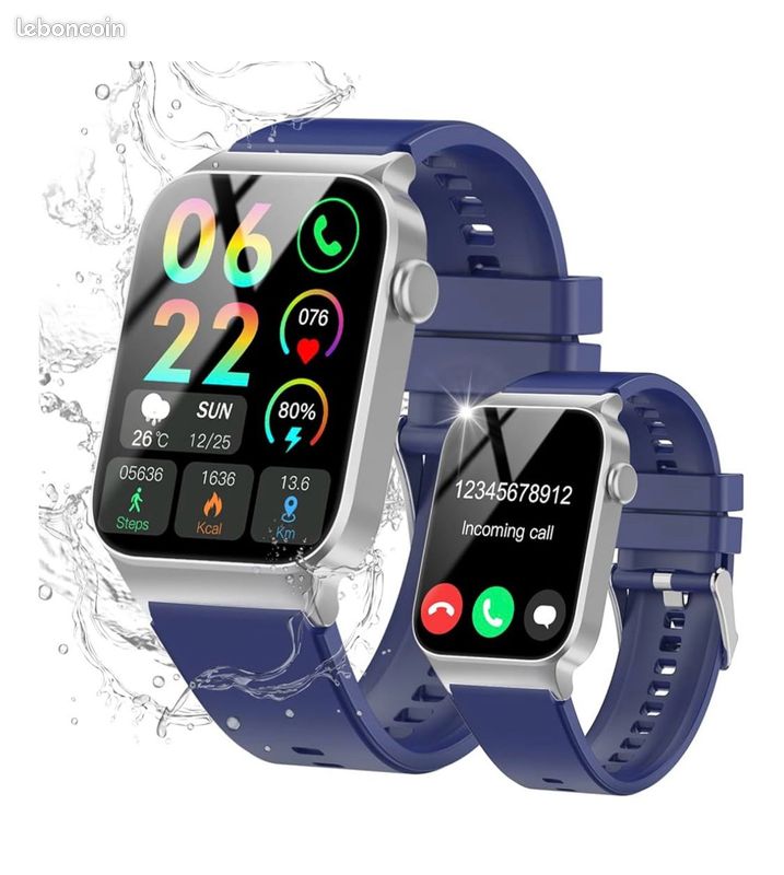 Montre Connectée Homme Femme, etat: neuf (image 1)