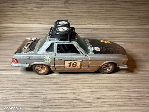 Miniature Nacoral Mercedes 350 SLC N°35, Rallye Monte Carlo 1973, 1/24, état D'occasion