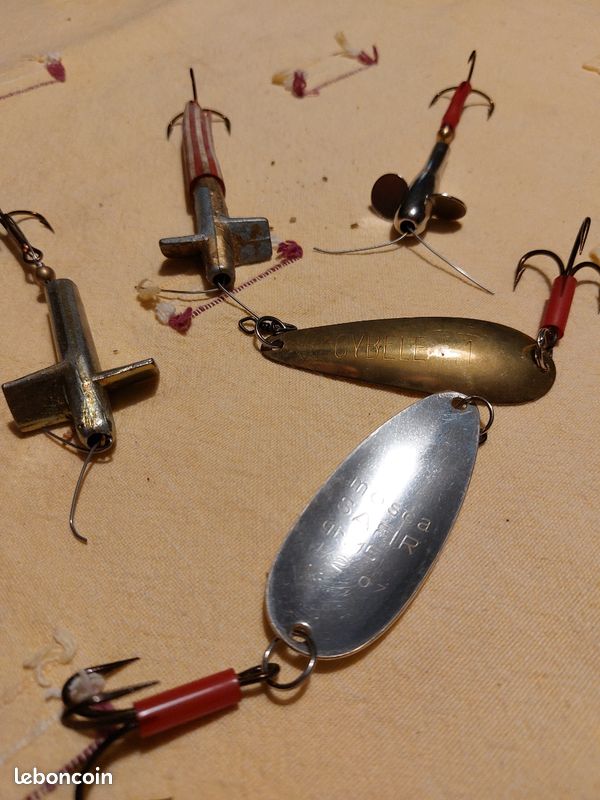 Leurres De Pêche Vintage Ancien Diable Chanceux De Meunier - Collection Must Have