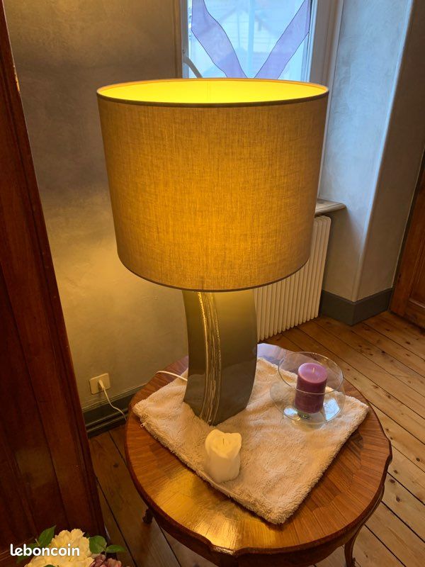 Vend lampe pied céramique (image 1)
